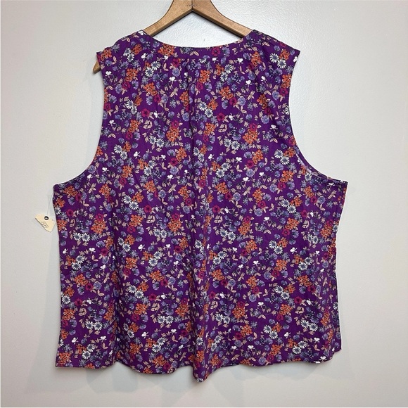 NWT Lot Of (3) St John’s Bay Tops Sleeveless Flutter Sleeve Summer Plus Size 3X - Picture 5 of 12